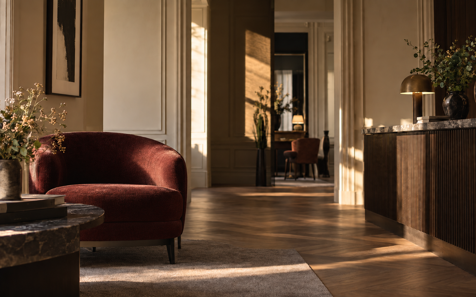 Visuel d’ambiance hôtelier conceptuel et non contractuel pour Pratic Hotel